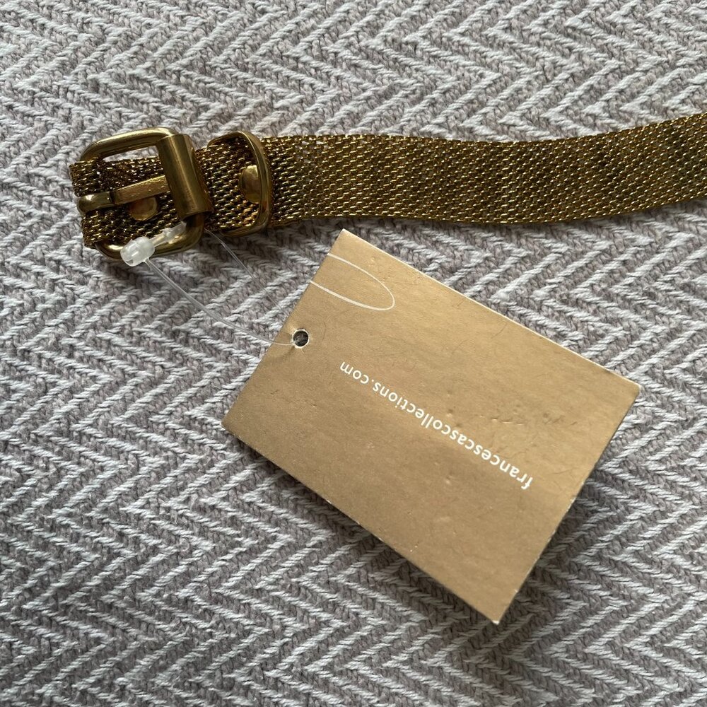 Francesca’s Gold Belt with Metal Holes One Size Fits All Luxury Wedding Resort